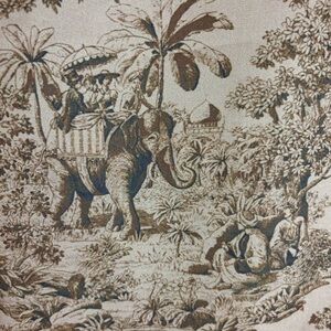 Vila brown elephant toile shirt